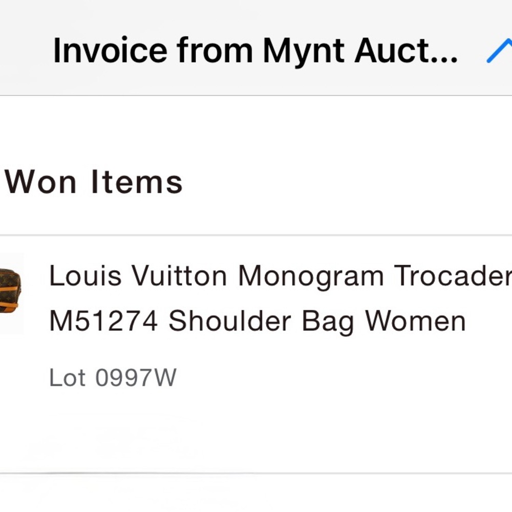 🧳AUTHENTIC ✅ Louis Vuitton Monogram Trocadero 27 M51274 Shoulder Bag Women - Picture 4 of 17